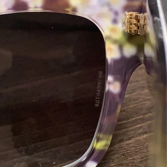 DOLCE & GABBANA 4231 2842/8G BLACK PEACH FLOWERS - Picture 10 of 16